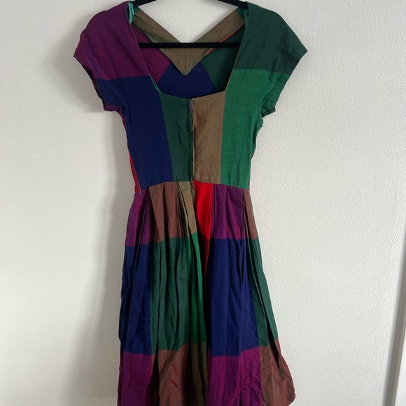 Vintage 1950s Jonathan Logan Plaid Dress, size XS - Picture 7 of 9